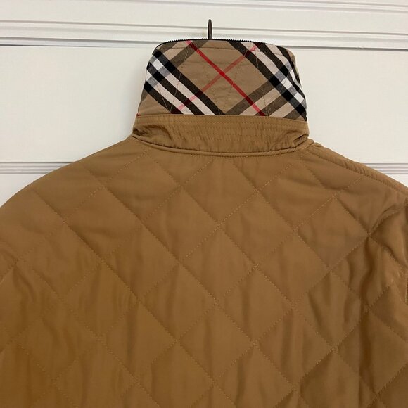 Like New! Quilted Barn Jacket with Corduroy Collar and Plaid Lining | Size XS-S - Picture 6 of 10